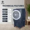 Novamax Rambo Plus 150 L Desert Air Cooler