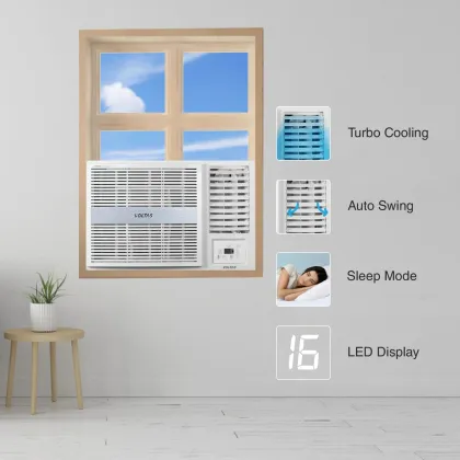 Voltas 125V Vertis Pearl 1 Ton 5 star 2023 Inverter Window AC