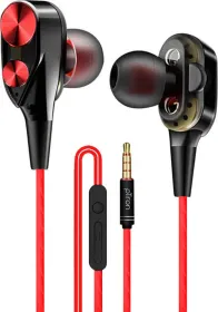 pTron Boom Duo Dual Driver Wired Headset