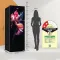 Haier HRF-2902EWG-P 240 L 2 Star Double Door Refrigerator