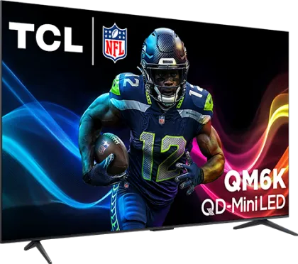 TCL QM6K 50 inch Ultra HD 4K Smart Mini LED TV (50QM6K)