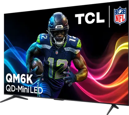 TCL QM6K 50 inch Ultra HD 4K Smart Mini LED TV (50QM6K)