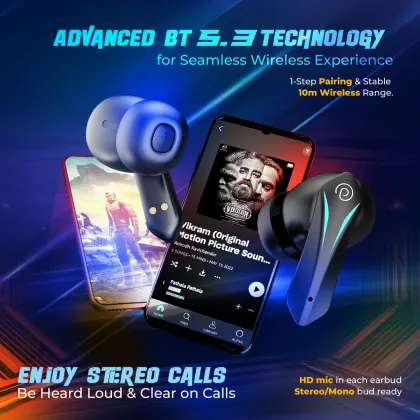 pTron Basspods Flare True Wireless Earbuds