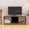 Klaxon Engineered Wood, Matt Finish Bisnoa TV Unit/Display Storage Cabinet Rack with Decor Shelf