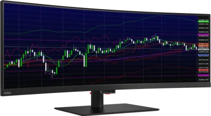 Lenovo ThinkVision P44w-10 43.4-inch Ultrawide Ultra HD 4K Curved Monitor