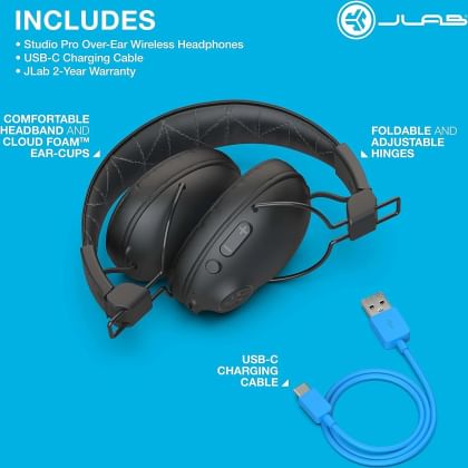 JLab Studio Pro Wireless Headphones