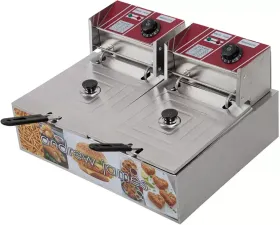 Andrew James 12 L Double Deep Fryer