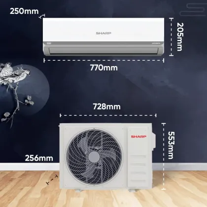 Sharp AH-SI12V3B-GCN 1 Ton 3 Star 2026 Inverter Split AC