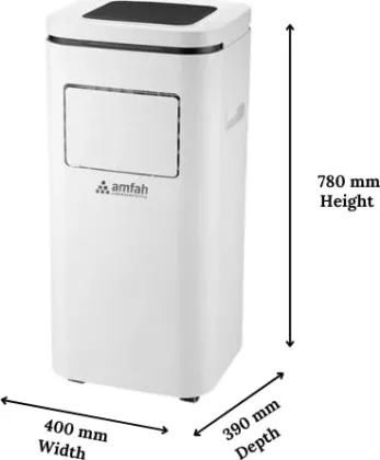 Amfah AMF-P18 DAC 1.5 Ton Dehumidifier Portable AC