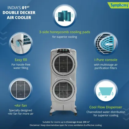 Symphony Sumo 75 XL DD Air Cooler