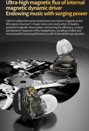 CCA CRA Pro Wired Earphones (Without mic)