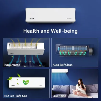 Acer AR15AS3IO1HLE25 1.5 Ton 3 Star 2025 Inverter Split AC