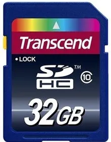 Transcend SDHC10 Premium 32GB Class 10 Memory Card