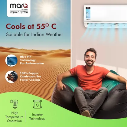 MarQ by Flipakart 105IPG25WQ 1 Ton 5 Star 2025 Inverter Split AC
