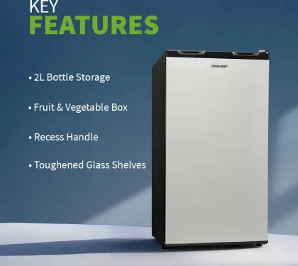 Sharp SJ-MRW101N2-PSS 92 L 2 Star Single Door Mini Refrigerator