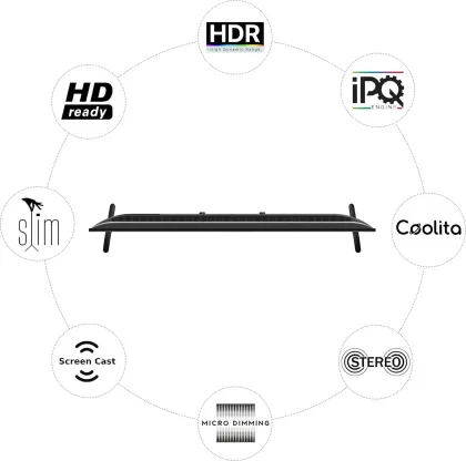 Dyanora DY-LD24H1S 24 inch HD Ready Smart LED TV