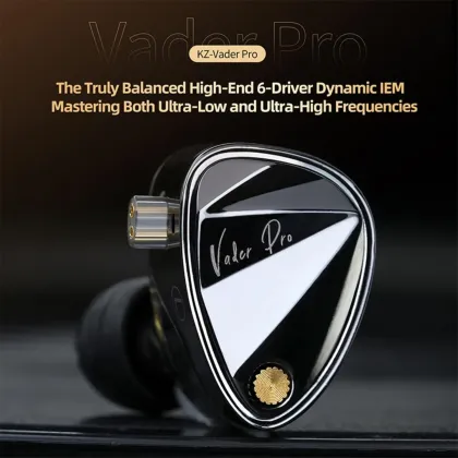 KZ Vader Pro Wired Earphones (Tuning Version Without Mic)