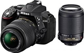 Nikon D5300 DSLR (AF-S 18-55mm + 55-200mm VR Kit Lens)