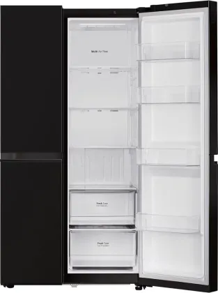 LG GL-B257JWB3 650 L 3 Star Side By Side Refrigerator