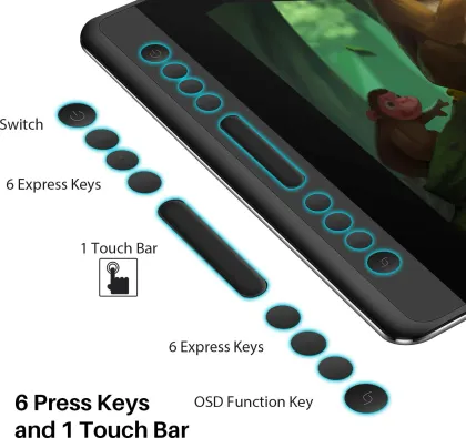 Huion Kamvas Pro 16 Drawing Graphical Tablet