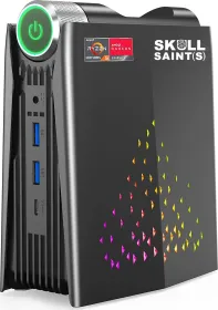 Skullsaints Dragon Mini Gaming PC (AMD Ryzen 5 5600U/ 16 GB RAM/ 500 GB SSD/ Win 11)