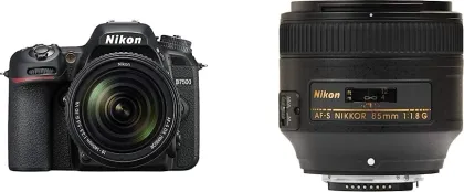 Nikon D7500 DSLR Camera with AF-S DX NIKKOR 18-140mm F/3.5-5.6G ED VR Lens & Nikon AF-S 85mm F/1.8G Prime Lens