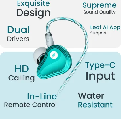 Leaf Sonic Type-C Wired Earphones