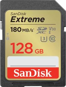 SanDisk Extreme 128 GB UHS-I SDHC Memory Card