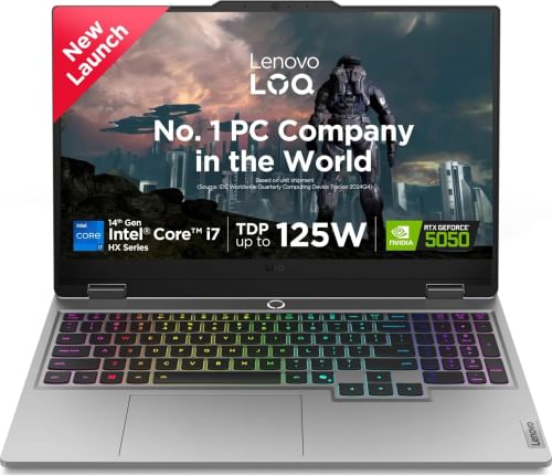 Lenovo LOQ 83JE01FTIN Gaming Laptop (13th Gen Core i7/ 16GB/ 1TB SSD/ Win11/ 8GB RTX 5050)