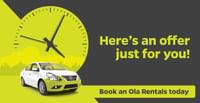 Get 30% OFF on First Ola Rental Ride