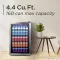 BLACK+DECKER BDB44LS 4.4 Cu Ft Single Glass Door Mini Refrigerator