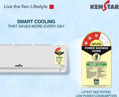 Kenstar 103IPG26WKS 1 Ton 3 Star 2026 Inverter Split AC