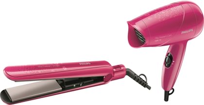 Philips HP8643 Miss Freshers Pack Hair Straightener + Hair Dryer