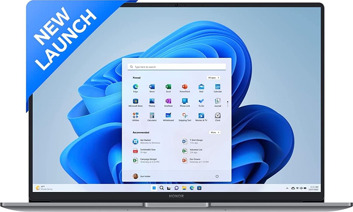 Honor MagicBook X16 2023 ‎‎‎BRN-F58 Laptop (12th Gen Core i5/ 8GB ...