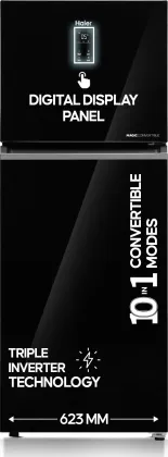 Haier HRF-3782PLKG-P 328 L 2 Star Double Door Refrigerator