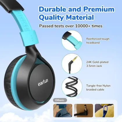 EarFun S1 Kids Wired Headphones