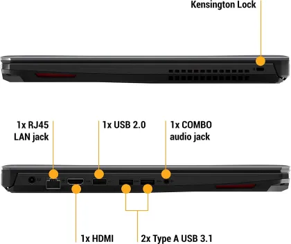 Asus TUF FX505DT-AL202T Gaming Laptop (AMD Ryzen 5/ 8GB/ 1TB 256GB
