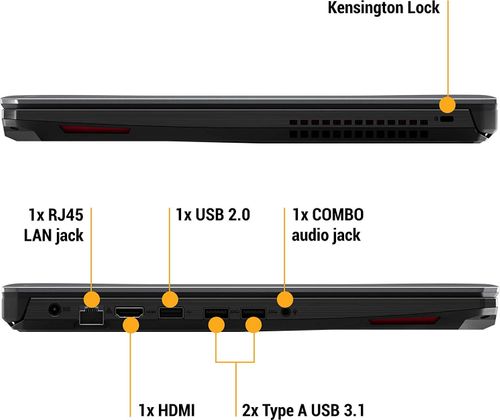 Asus TUF FX505DT-AL202T Gaming Laptop (AMD Ryzen 5/ 8GB/ 1TB 256GB SSD/ Win10/ 4GB Graph)