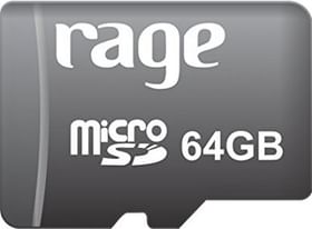 Rage 64GB MicroSD Card class 10