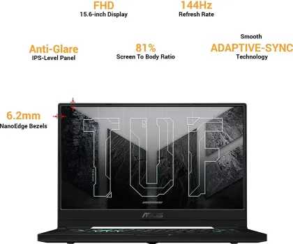 Asus TUF Dash F15 FX516PCZ-HN091T Gaming Laptop (11th Gen Core i7/ 16GB/ 512GB SSD/ Win10 Home/ 4GB Graph)