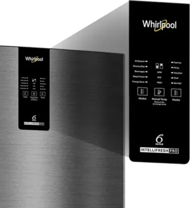 Whirlpool IFPRO INV CNV 278 Illusia Steel-Y 235 L 2 Star Double Door Refrigerator