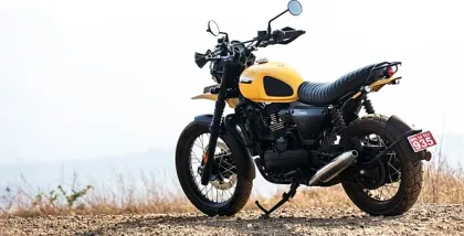 Yezdi Scrambler Fire Orange