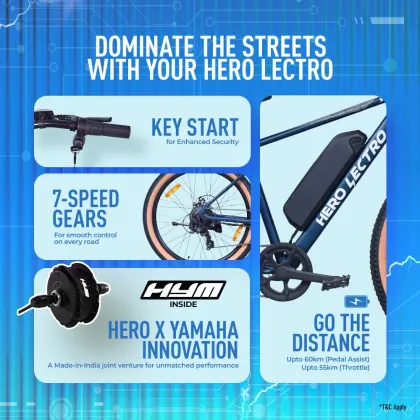 Hero Lectro Y5 Plus Electric Cycle
