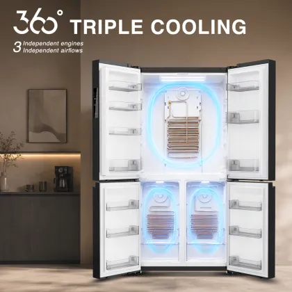 Whirlpool Luxuriem 654 L Side by Side Refrigerator