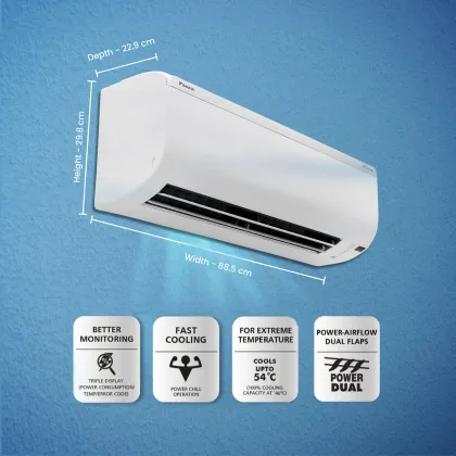 Daikin MTKU42UV16U 1.2 Ton 5 Star 2025 Inverter Split AC