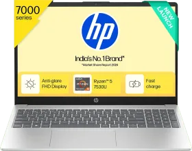 HP 15-fc0703AU Laptop (AMD Ryzen 5 7530U/ 16GB/ 512GB SSD/ Win11 Home)