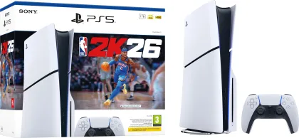 Sony PlayStation 5 Slim Gaming Console - NBA 2K26 Bundle