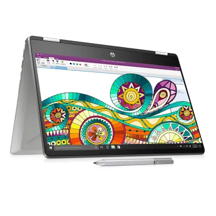 HP Pavilion TouchSmart 14 x360 14-dh0047TU (6XU80PA) Laptop (8th Gen Core i3/ 4GB/ 1TB 256GB SSD/ Win10)