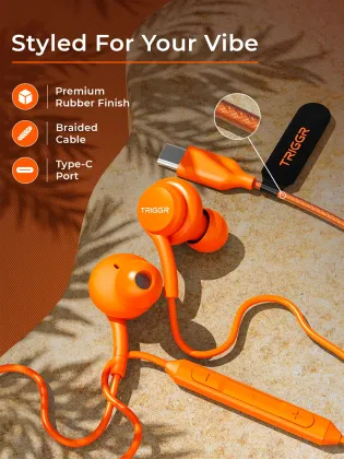 TRIGGR Drip Type-C Wired Earphones