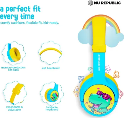 Nu Republic Beatpop Wireless Headphones